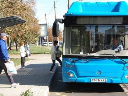 С 9 января общественный транспорт Белгородской агломерации возобновит работу в обычном режиме