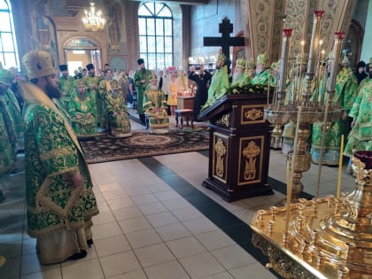 Епископ Савва принял участие в торжествах в день памяти преподобного Сергия Радонежского в Гефсиманском Черниговском скиту Троице-Сергиевой лавры
