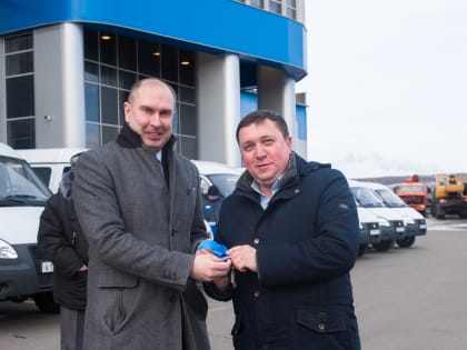 Белгородские энергетики получили ключи от 12 новых автомобилей ГАЗ «Соболь»