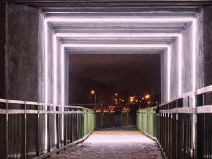 В Губкине открыли пешеходный трек, соединяющий набережные пруда и ручья Тёплый Колодезь