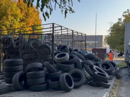 Сотрудники Белгорблагоустройства напомнили горожанам о том, куда можно привезти летнюю резину