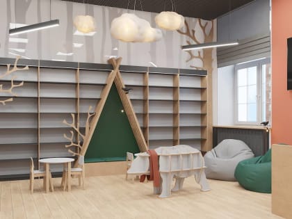 В Белгороде появится уникальная библиотека с огромными стеллажами и передвижными лестницами