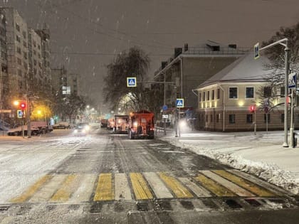 На территории Белгородской области завтра ожидается снег, местами метель, на дорогах гололедица