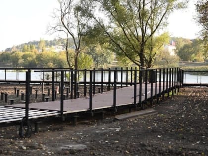 В Белгороде участок набережной от КонПрока до моста на ул. Волчанской стремительно преображается