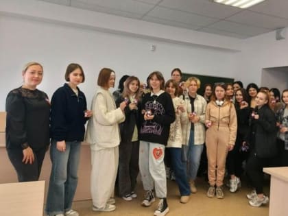 Мастер-класс «Талисман Победы» прошёл в посёлке Троицкий губкинской территории