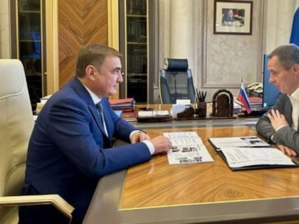 Вячеслав Гладков провёл встречу с секретарём Госсовета РФ Алексеем Дюминым