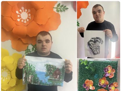 Обучающийся творческого объединения "Цветной мир" Артур Звягинцев продолжает успешно осваивать разные виды творчества