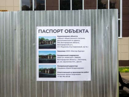 На центральной площади в Разумном хотят построить «Мистер Бургер»