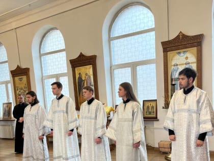 В Белгородской семинарии прошло пострижение в чтецы
