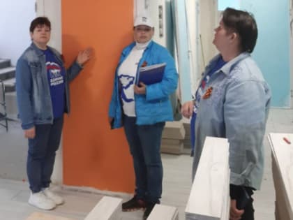 Единороссы Красненского района проинспектировали капремонт Лесноуколовской школы