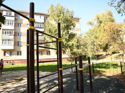 В Белгороде завершили благоустройство общественного пространства возле дома № 33 по улице Вокзальной