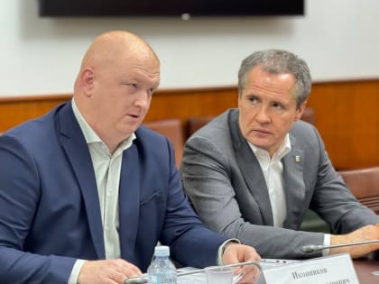 Вячеслав Гладков встретился с министром здравоохранения РФ Михаилом Мурашко