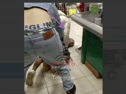 Голый мужчина дебоширил в белгородском магазине