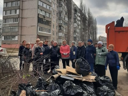 Участие в городском субботнике