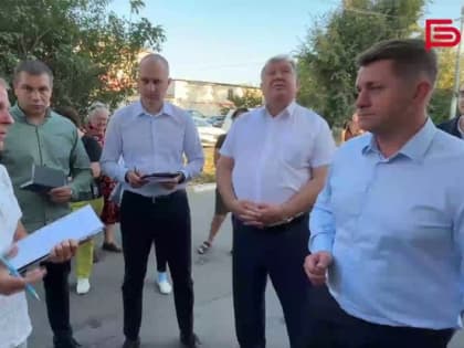 Встреча Валентина Демидова с местными жителями