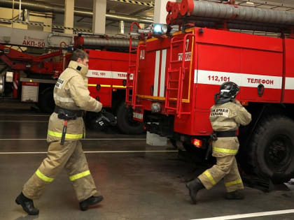 Баня загорелась в Губкине вечером 11 июля