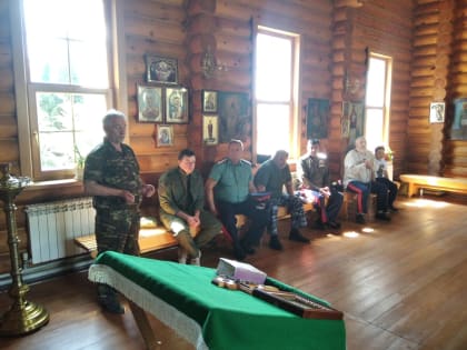 В храме Рождества Христова села Рождествено состоялся сход атаманов и казаков СКР