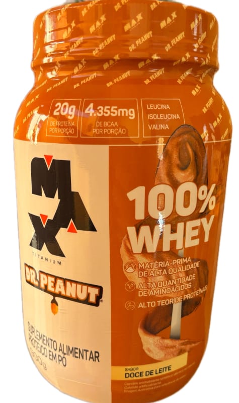 Max 100% Whey Doce de Leite Dr Peanut  900g