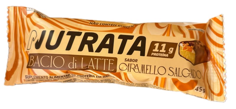 Barra Bacio di Latte Caramelo Salgado Nutrata 45g