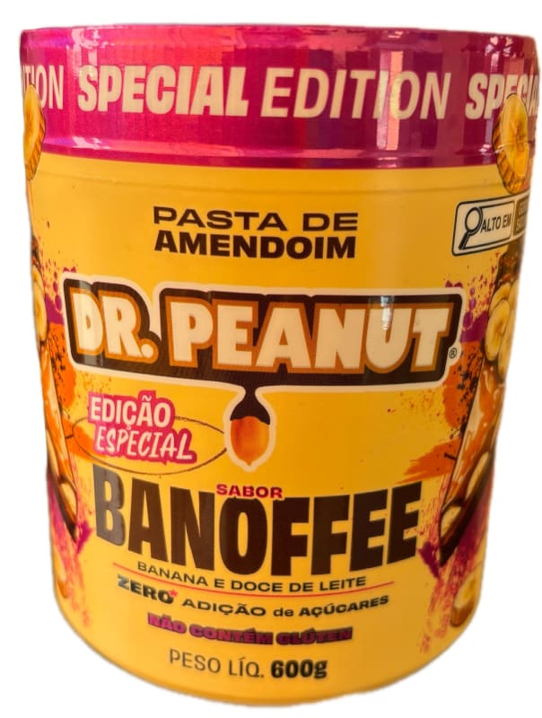 Pasta de Amendoim Dr Peanut Banoffee 600g