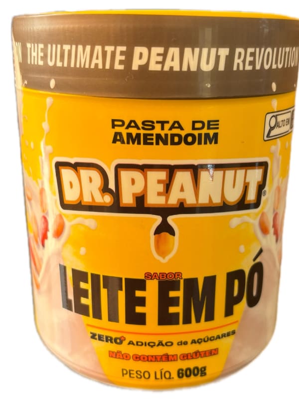Pasta de Amendoim Leite em Pó 600g