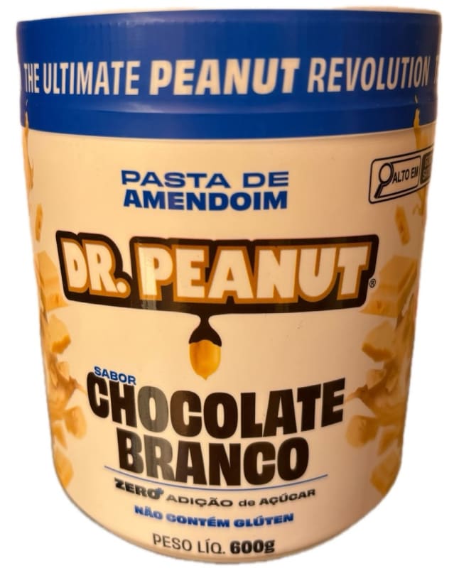 Pasta de Amendoim Chocolate Branco 600g