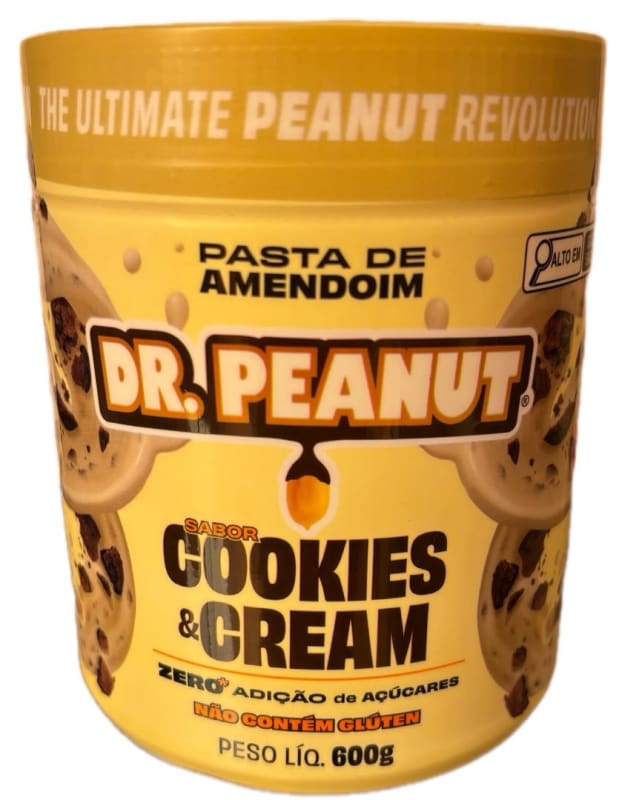 Pasta de Amendoim Cookies & Cream 600g