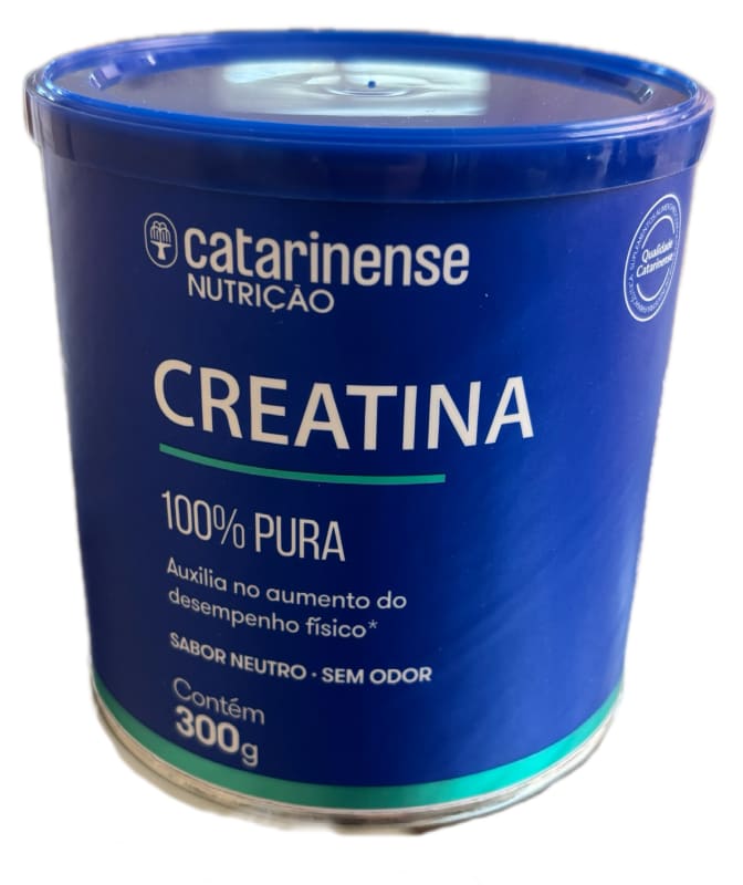 Creatina Monohidratada sem sabor 300g Catarinense 