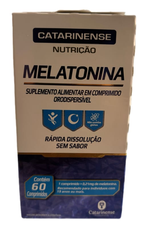 Melatonina 60 caps sub lingual- Catarinense