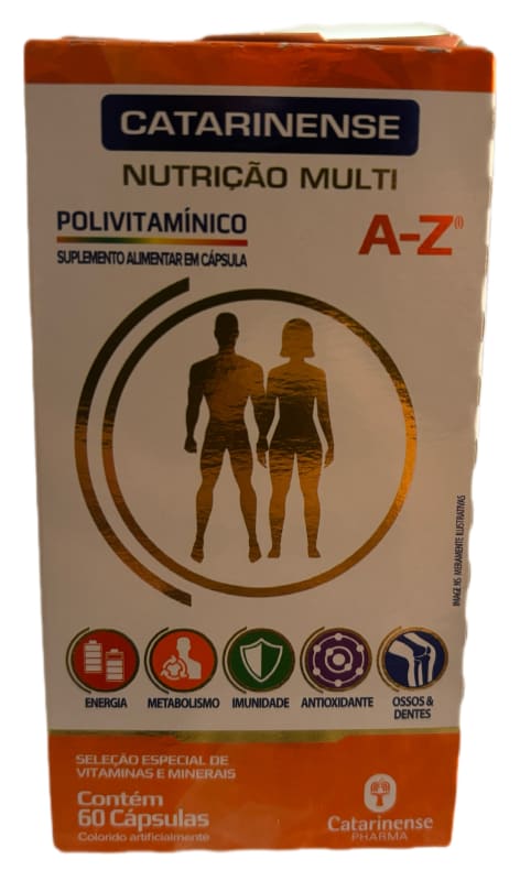 Polivitamínico A-Z 60 caps - Catarinense