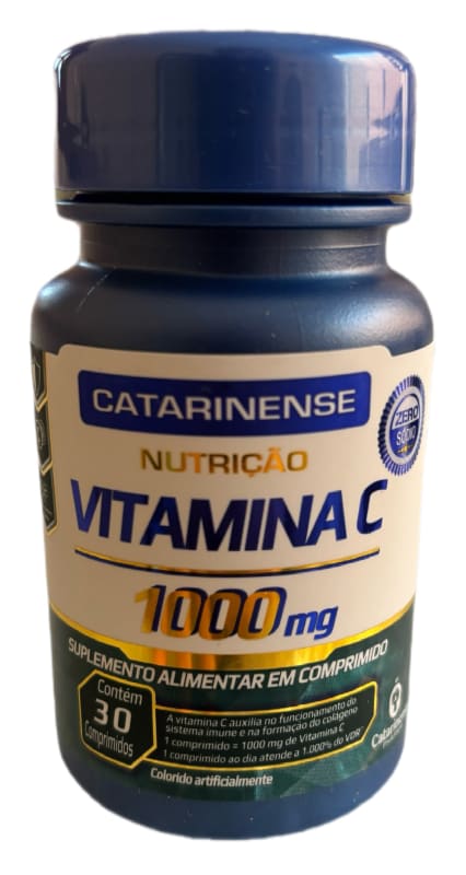 Vitamina C 1000 mg 30 caps - Catarinense 