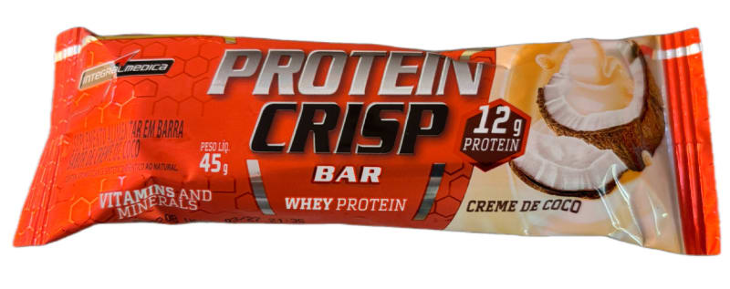 Barrra Crisp Creme de Coco 45g Integralmédica