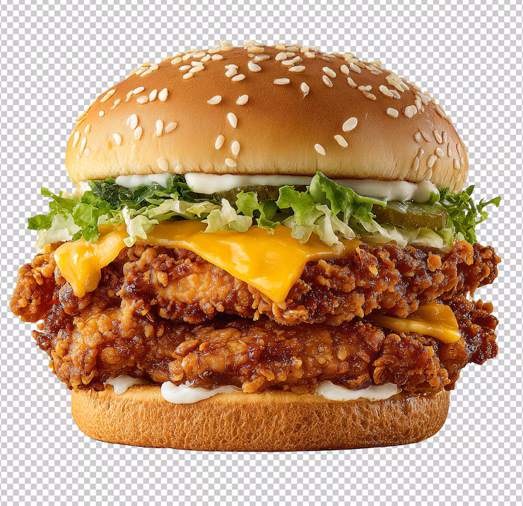Special Double Patty Chicken Cheese Burger