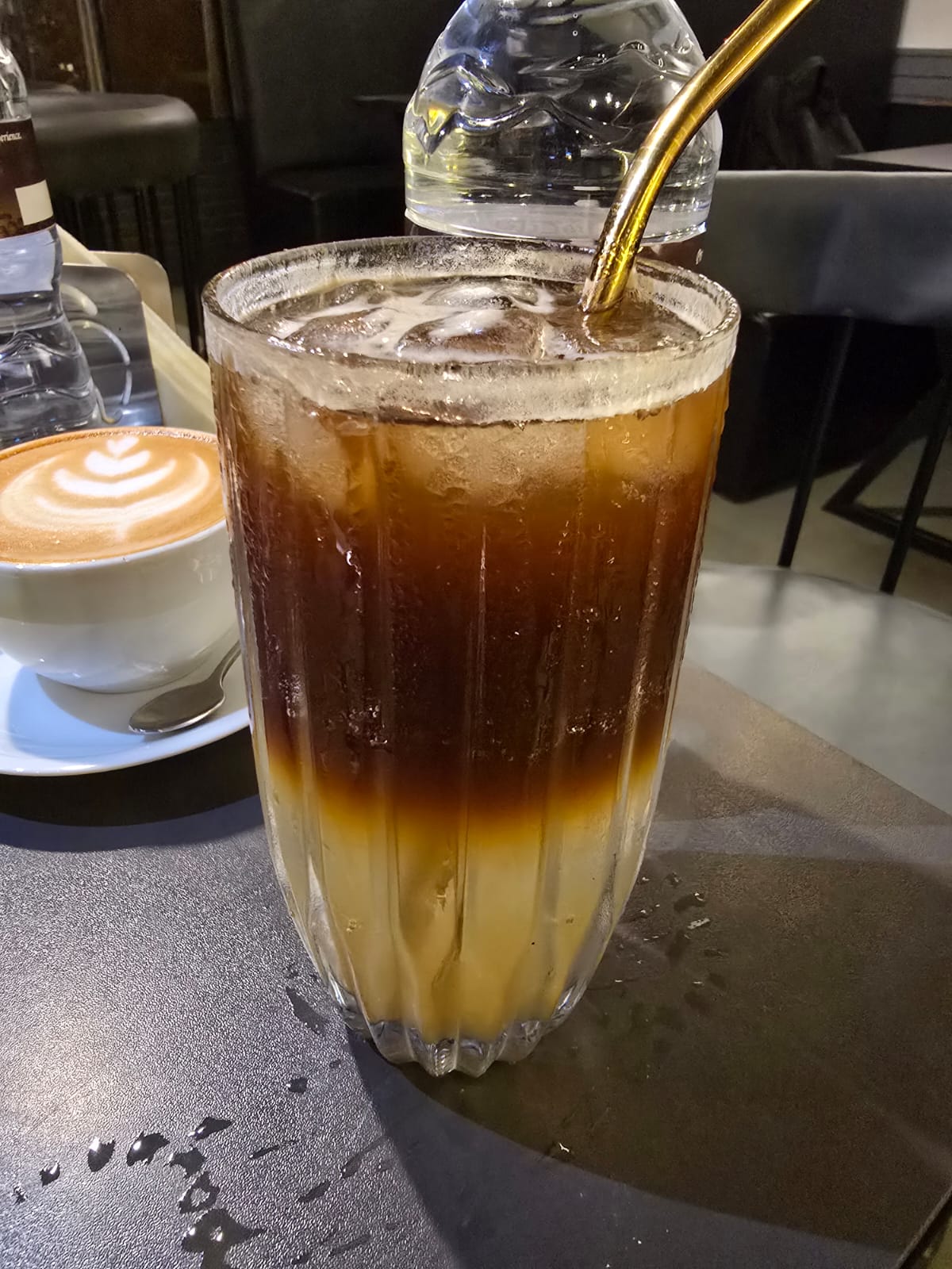 Honey Lemon Iced Americano