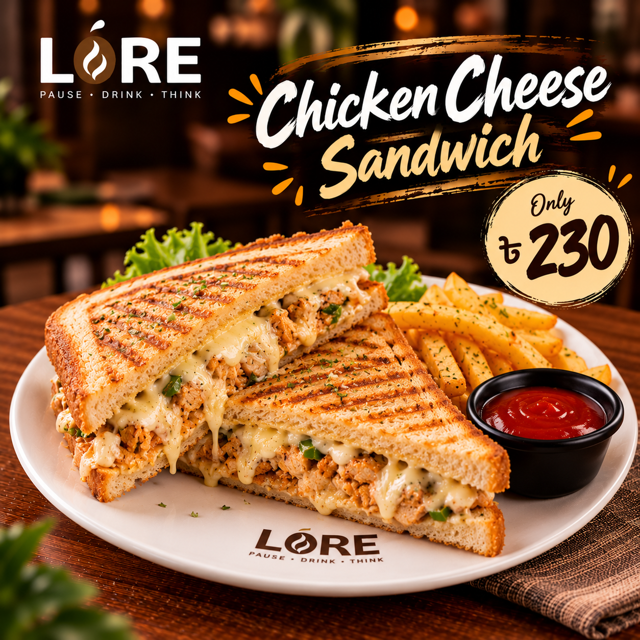 Chicken Cheese Sandwich