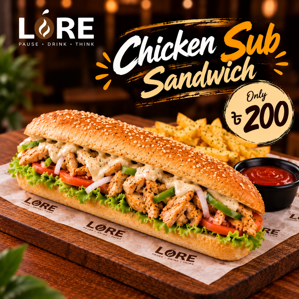 Chicken Sub Sandwich