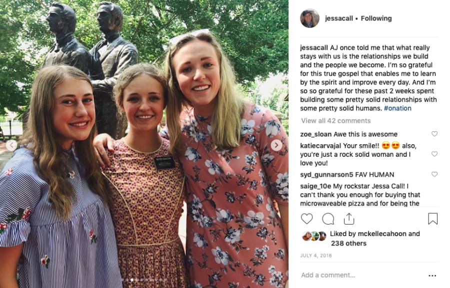 Origination social testimonial post