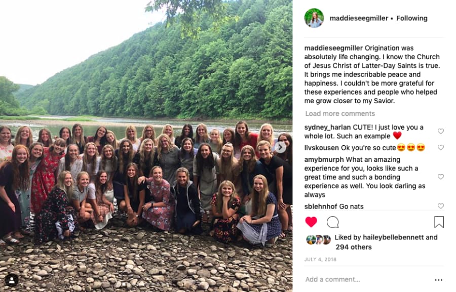 Origination social testimonial post