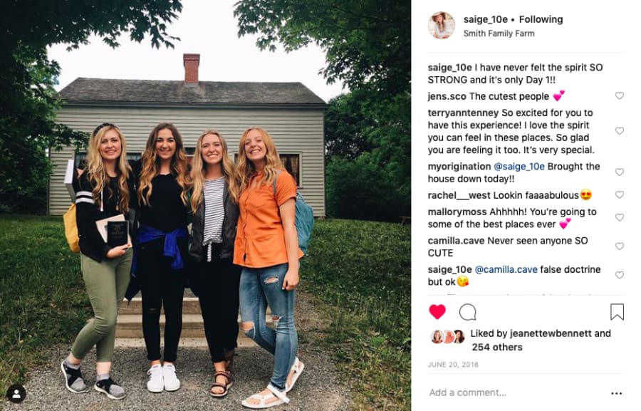 Origination social testimonial post