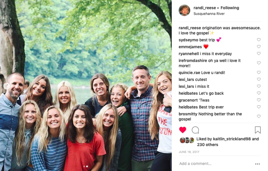 Origination social testimonial post