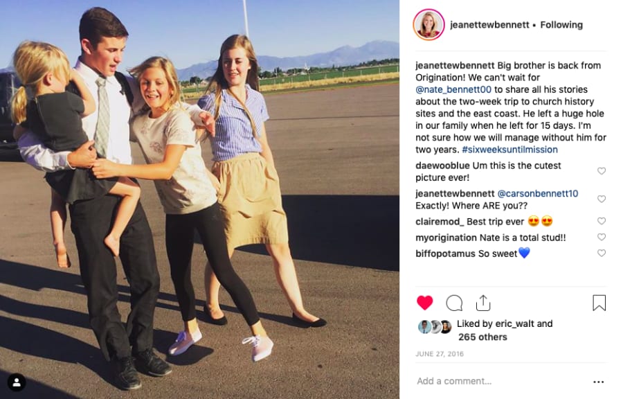 Origination social testimonial post