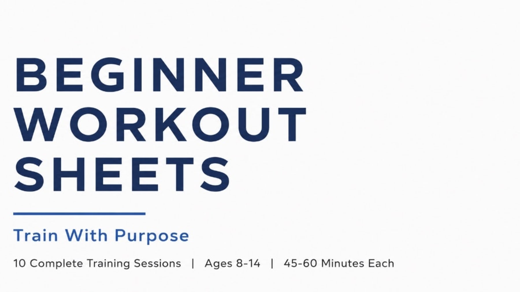 Beginner Workout Plan