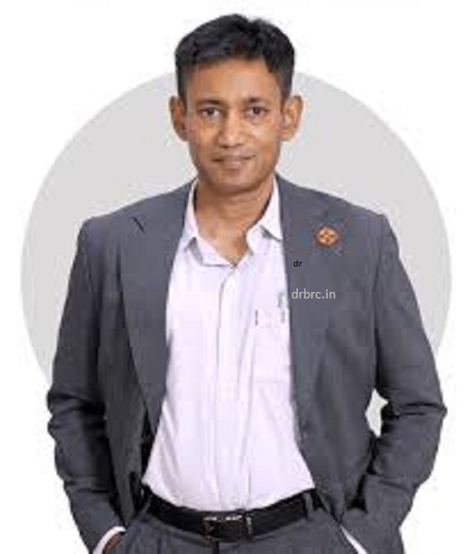 Dr Biswaroop Roy Chowdhury at Dr BRC Clinic Ahmedabad Reception