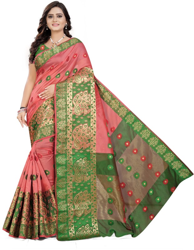 Self Design Banarasi Silk Blend, Cotton Blend, Jacquard, Pure Silk, Cotton Silk Saree Price in India