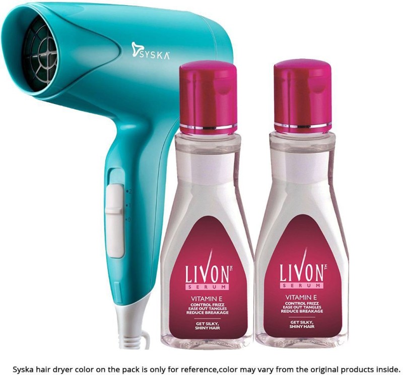 Livon Hair Serum with Syska Hair Dryer Price in India