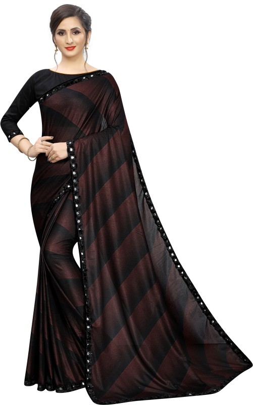 Self Design Bollywood Lycra Blend Saree Price in India