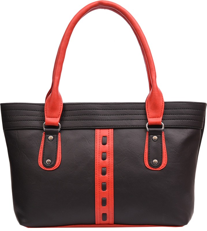 Women Red, Black Shoulder Bag Price in India