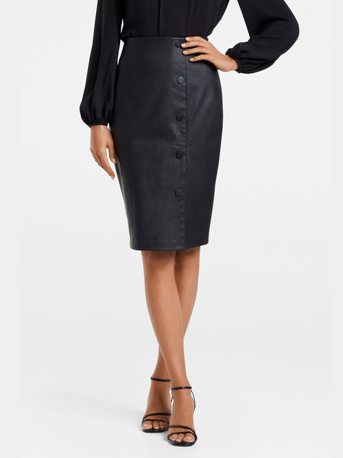 Forever New Black Pencil Skirt Price in India