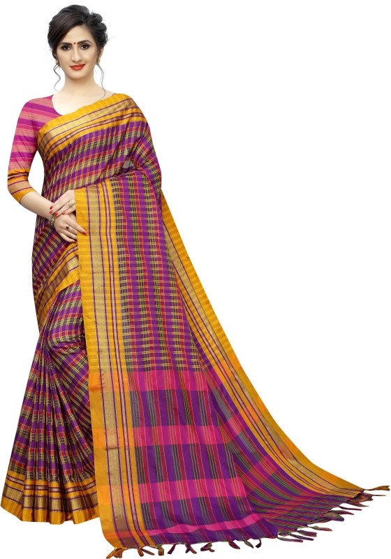 Woven Fashion Cotton Silk Saree Price in India