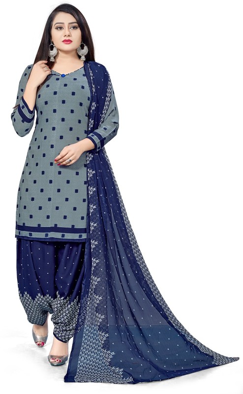 Giftsnfriends Crepe Printed Salwar Suit Material Price in India